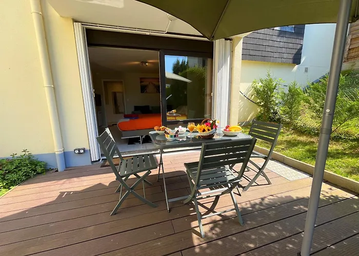 Studio Proche Plage - Parking Gratuit Et Prive - Terrasse Et Petit Jardin Cloture