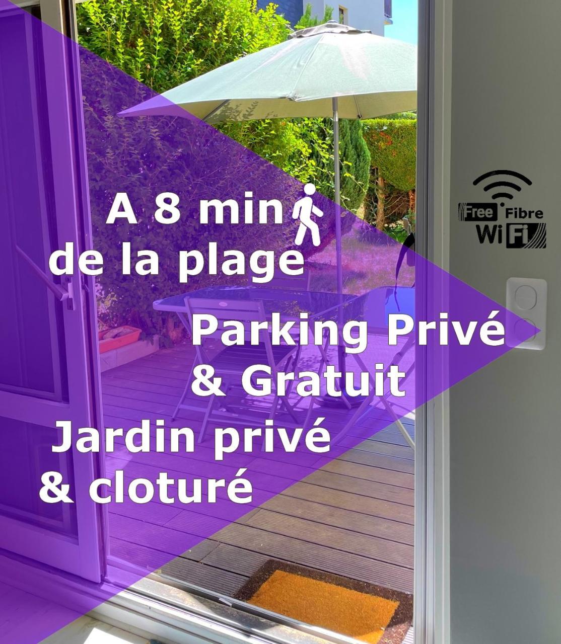 Proche - Parking Gratuit Et Prive - Terrasse Et Petit Jardin Cloture Appartamento